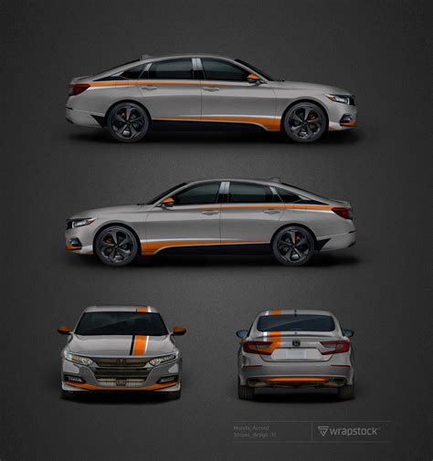 Honda Accord Stripes Decals Design Wrapstyle