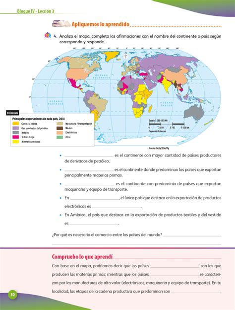 Geograf A Cuaderno De Actividades Sexto Grado P Gina De