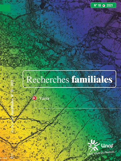 Recherches Familiales N17 Enfants Orphelins Aujourdhui En France Unaf