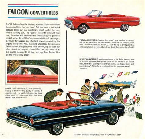 S Car Ads Ford Falcon Sprint And Futura Convertibles A Photo