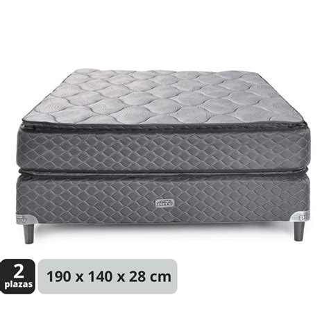 Sommier Piero Plazas Espuma Alta Densidad Pillow Top Paraiso Berna Home