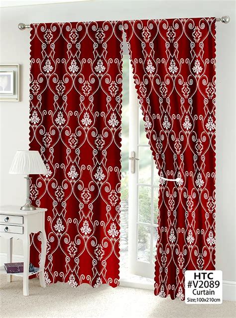 Red And White Curtains For Living Room | Cabinets Matttroy