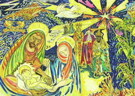 Nativity Mural Photograph By Munir Alawi Fine Art America