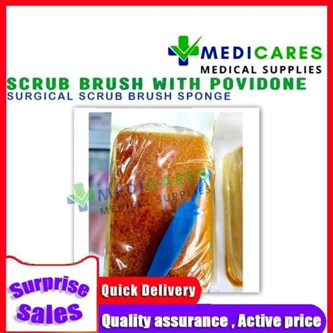 Surgical Scrub Brush Sponge With Povidone Iodine Lazada Ph