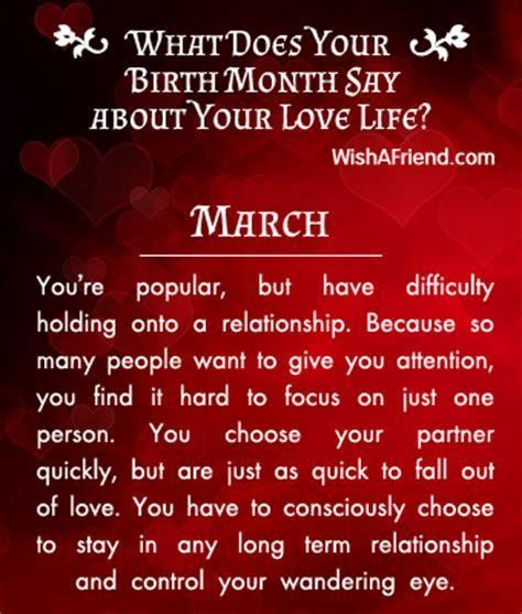 Image Result For Personality March Birth Month Horoscope Love Life