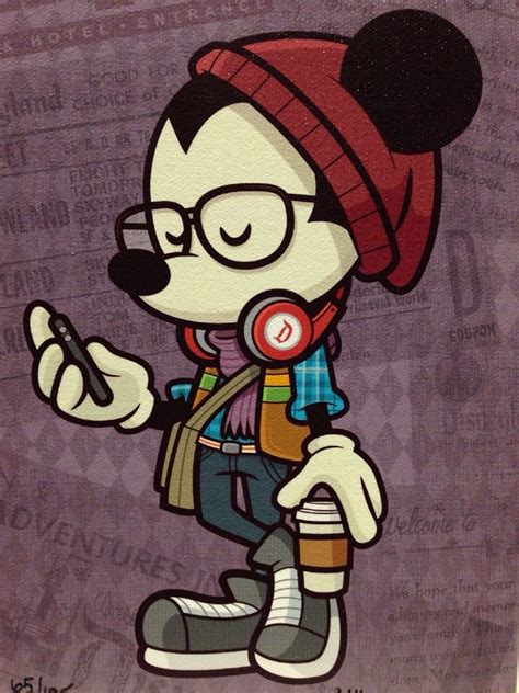 Fondos De Pantalla De Mickey Hipster Hipster Mickey By Jerrod Maruyama