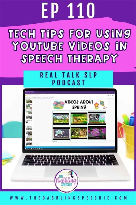 Tips for Using YouTube Videos in Speech Therapy Ep 110 - thedabblingspeechie