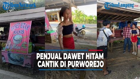 Viral Penjual Dawet Hitam Cantik Di Purworejo Tribunlampungnewsvideo