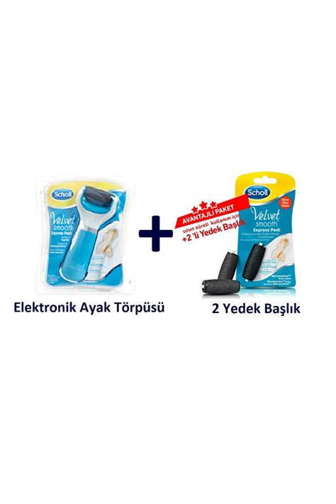 Scholl Velvet Smooth Elektronik Ayak Törpüsü 2 Yedek Başlık Fiyatı