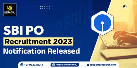 SBI PO Recruitment Notification 2023 Released