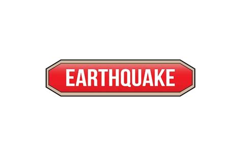 Premium Vector | Earthquake red ribbon label banner open available now ...