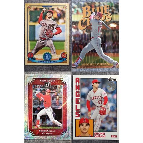 1108更新 大谷翔平 Shohei Ohtani 天使隊 Mlb 球卡 球員卡 二刀流 Topps Bowman 蝦皮購物