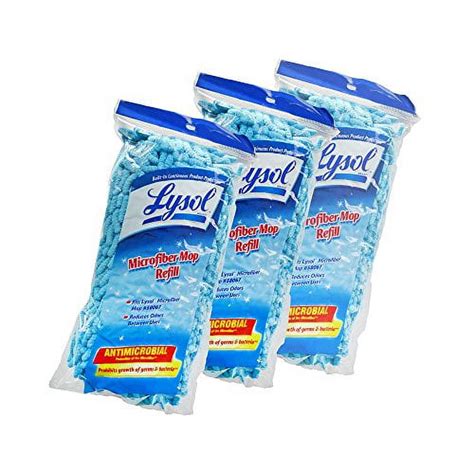 Lysol Microfiber Refill Fits Mop 58067 Pack Of 3