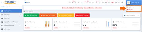User Profile – clientdisputemanager 