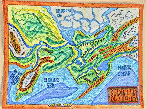 Made a map of Beringia : r/MapPorn