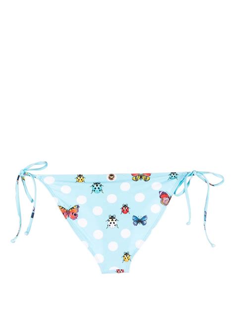 Versace Butterflies Print Bikini Bottoms Farfetch