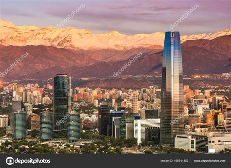 Skyline of Santiago de Chile — Stock Photo © tifonimages #156341852