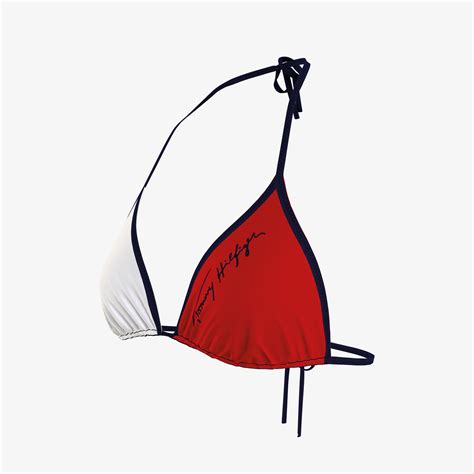 Tommy Hilfiger Triangle Rp Kad N Mavi Bikini St Kadin Mayo Bikini