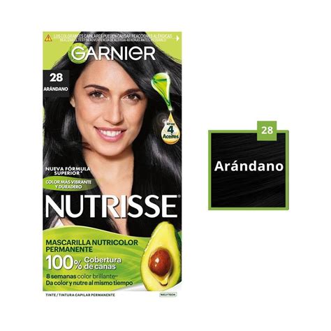 Tinte Para Cabello Garnier Nutrisse 28 Arándano Walmart