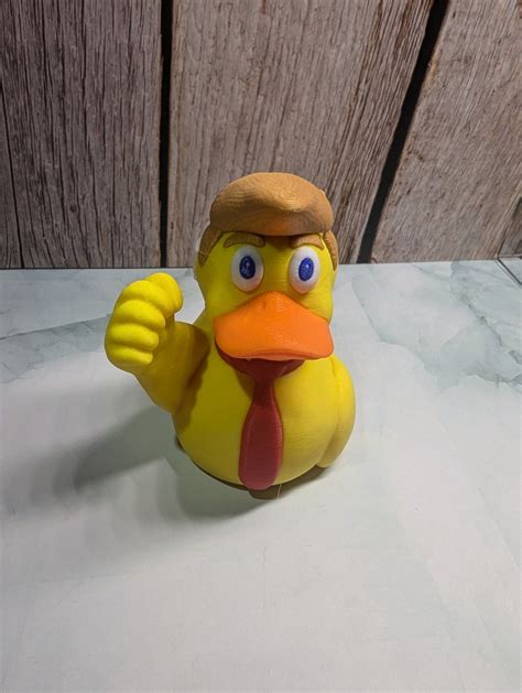 Hilarious Quirky 3d Printed Rubber Duck With Tie Etsy