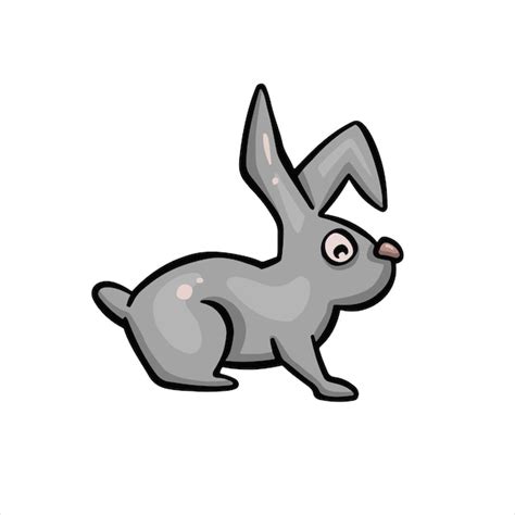 Premium Vector Cartoon Colored Rabbit Bunny Vector Illustration