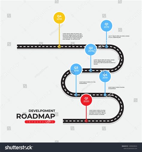 Timeline Roadmap Infographic Template Stock Vector (Royalty Free ...