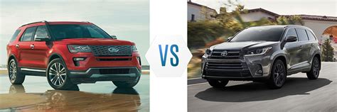 Ford Explorer Vs Toyota Highlander Lafayette Ford