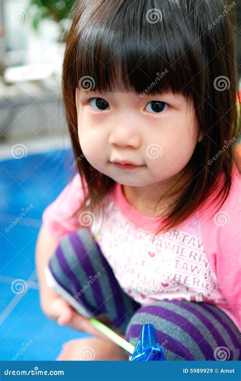 Beautiful chinese child stock image. Image of portraits - 5989929