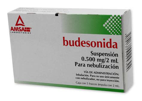 BUDESONIDA 1 susp para nebulización 5 0 500MG 2mL