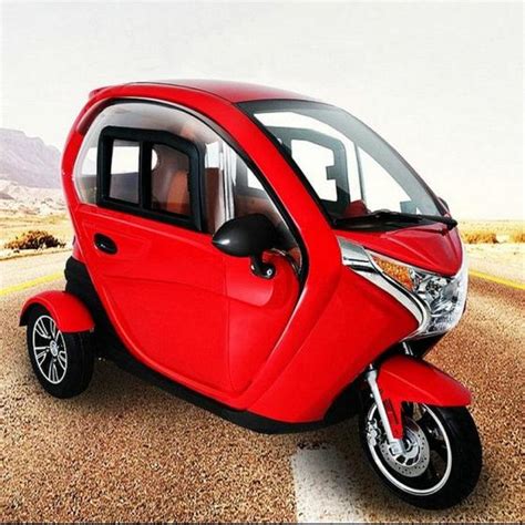 EEC Electric Cabin Scooter Full Enclosed All Weather Tricycle 3 Wheel