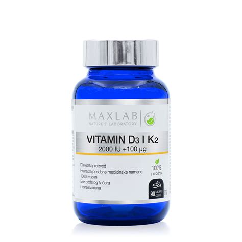 Vitamin D3 K2 2000 Iu 100 µg