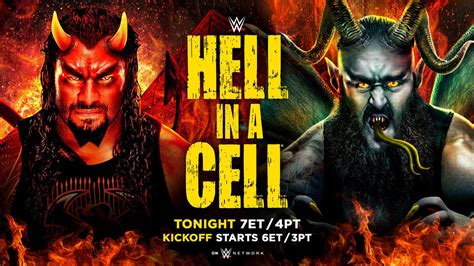 WWE Hell In A Cell 2018 Match Card Previews Start Time And More WWE