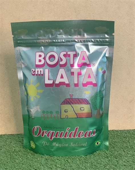 Adubo Orgânico Para Orquídeas Bosta em Lata Zip 220g