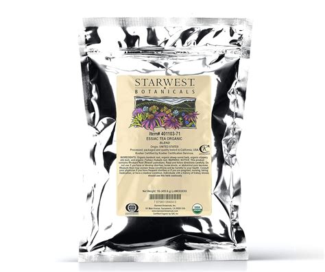 Amazon Starwest Botanicals Organic Essiac Tea 1 Pound Grocery