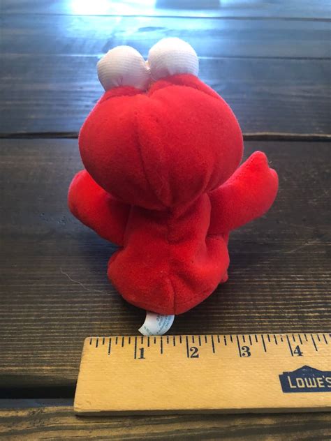 Vintage 1997 Tyco Jim Henson Sesame Street Elmo Bean Bag Plush Etsy