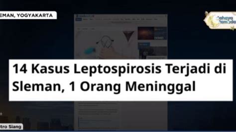 Idap Leptospirosis 1 Pasien Meninggal