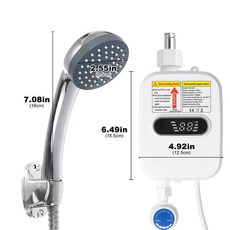 Mini Electric Tankless On Demand Instant Hot Water Heater 110v With Sh Gadfever