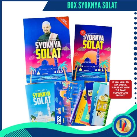 Box Syoknya Solat Penulis Ustaz Syed Abdul Kadir Aljoofre Dan Ustaz