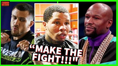 Gervonta Davis Confronts Floyd Mayweather Over Vasyl Lomachenko Says