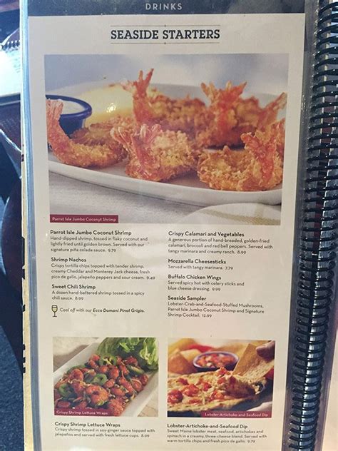 Red Lobster Menu Prices