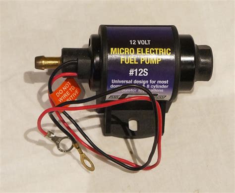 Mr Gasket 12s Micro Electric Fuel Pump 12v Universal Design Ebay