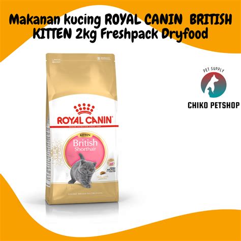 Jual Makanan Kucing Royal Canin Kitten British Kg Dryfood Freshpack