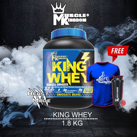 Muscle Kingdom King Whey Protein Isolate Whey Lbs G Lbs