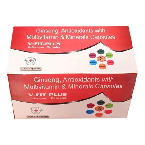 Ginseng Antioxidants Multivitamin Minerals Capsules 5x1x10 Capsule At