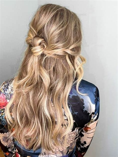 Half Up Bun The Perfect Wedding Guest Hairstyle Lulus Fashion Blog