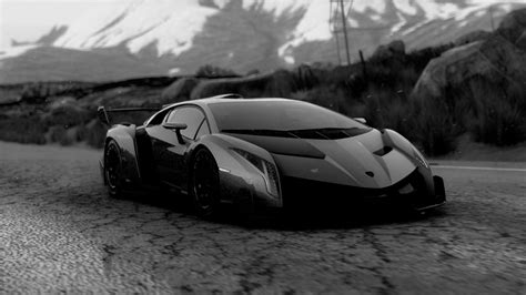 Black Lamborghini Aventador Car Driveclub Racing Lamborghini Veneno