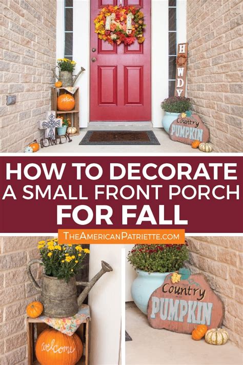 Small Front Porch Decorating Ideas For Fall Shelly Lighting