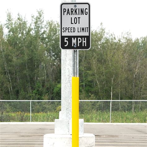 Parking Lot Sign Post