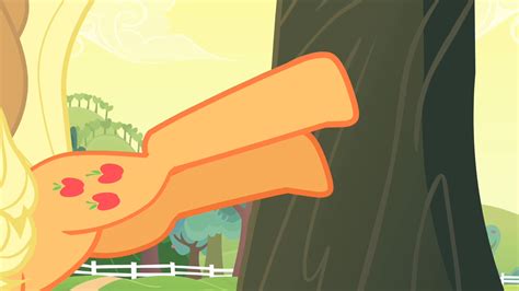 Image Applejack Bucking The Apple Tree S4e07png My Little Pony