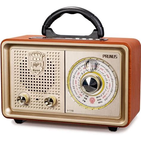 Radio Portable Prunus J Radio Vintage Bluetooth Fm Am Mw Sw